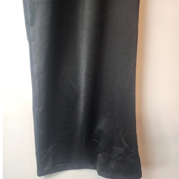 Women's Black Flare Pants Rhinestone Buckle High Waist Bell Bottoms XXL /16 - Picture 5 of 8